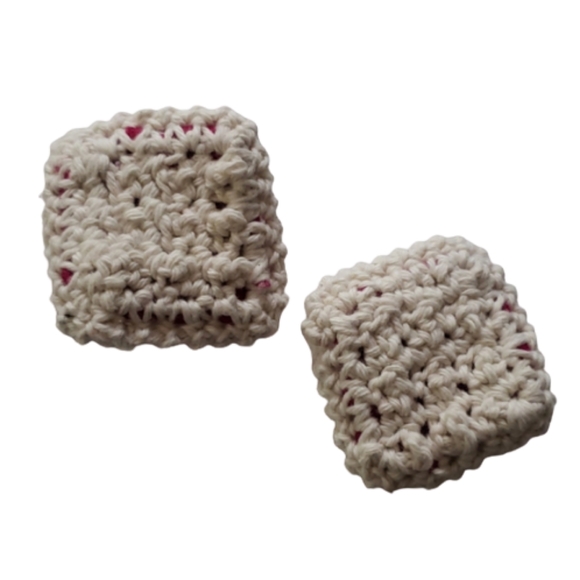 Handmade Crocheted Cotton & Nylon Dish Scrubbers - Picture 2 of 6